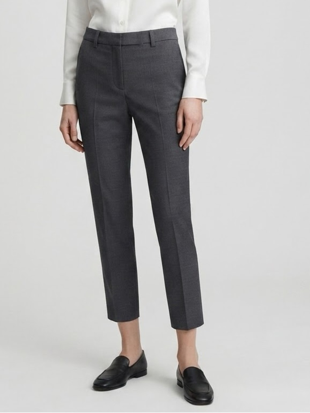 Brunello Cucinelli Gray Tailored Dress Pants